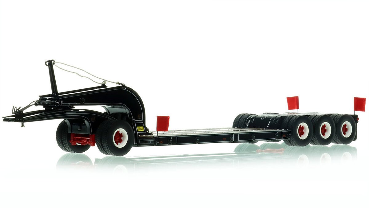 HHR HHR199-15 1:50 1960s Talbert 60-Ton Cableneck Lowbed with Single-Axle Dolly