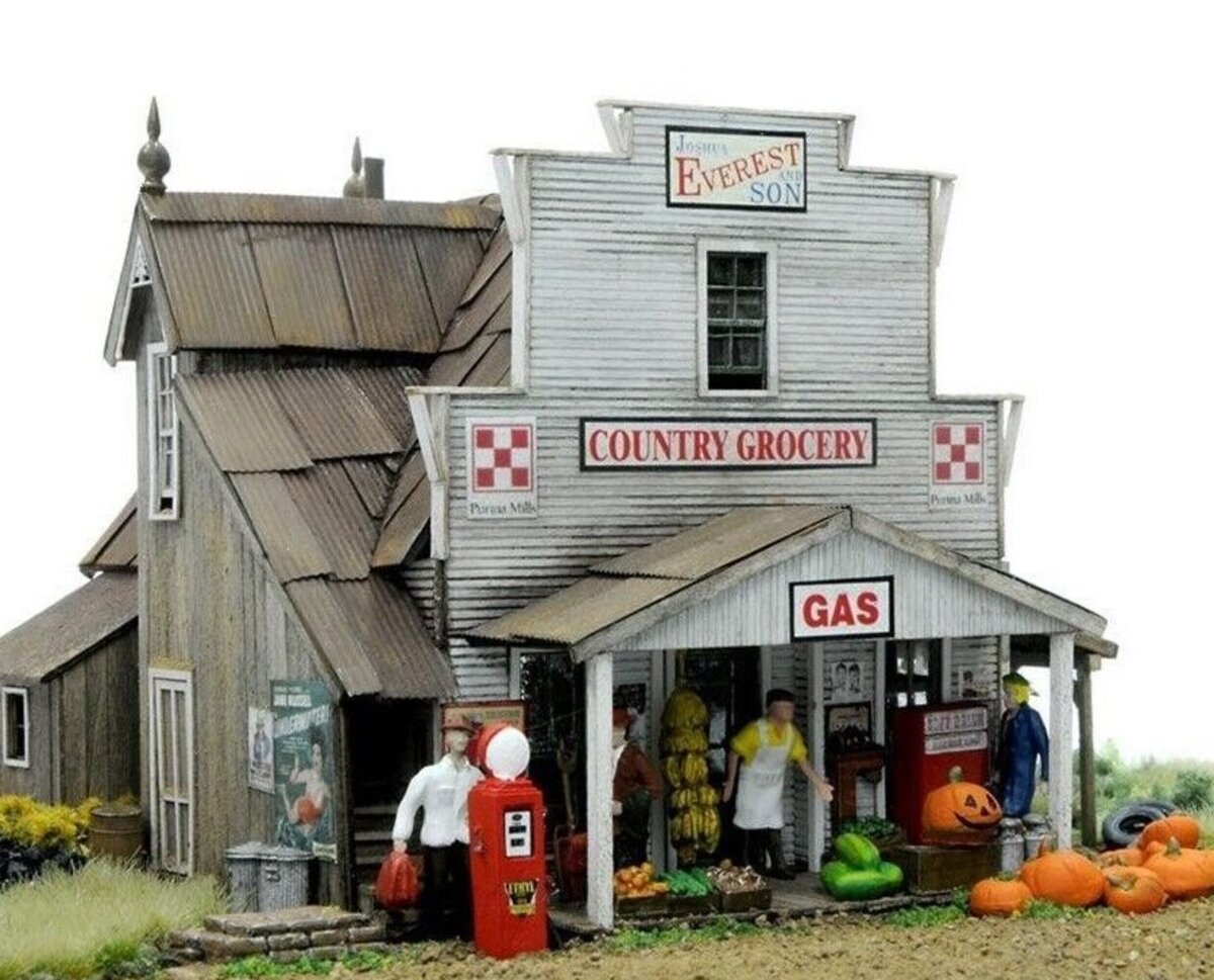 Banta Model Works 4134 S Scale Everest Country Grocery Building Kit