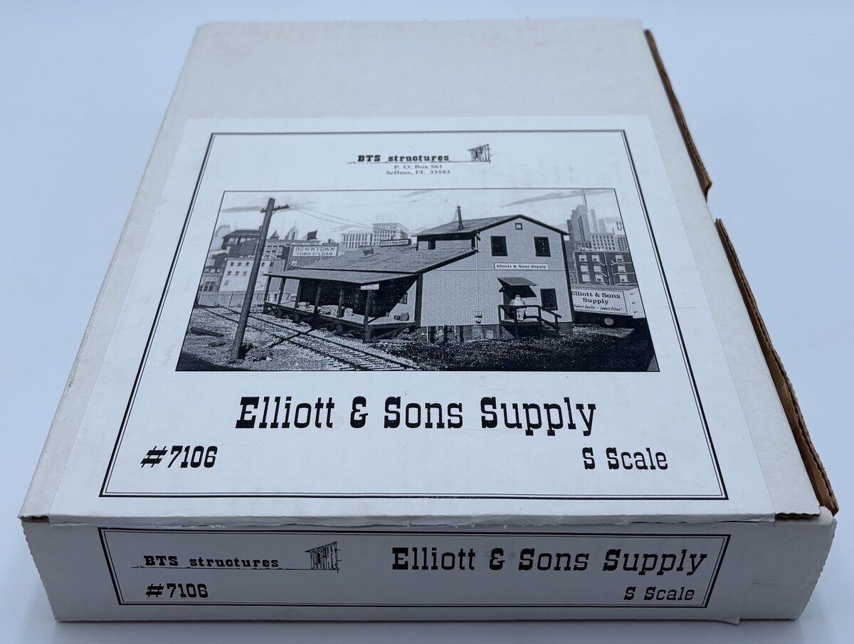 BTS Structures 7106 S Scale Elliot & Sons Supply Kit