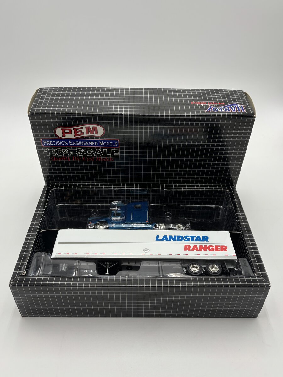 PEM M73523 1:64 Landstar Ranger Semi Tractor w/Trailer