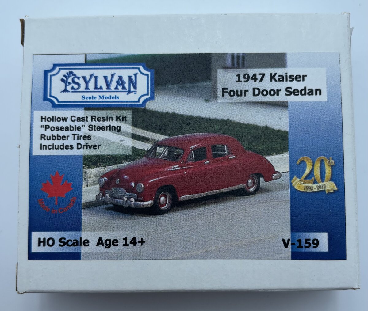 Sylvan Scale Models V-159 HO 1947 Kaiser Sedan Kit