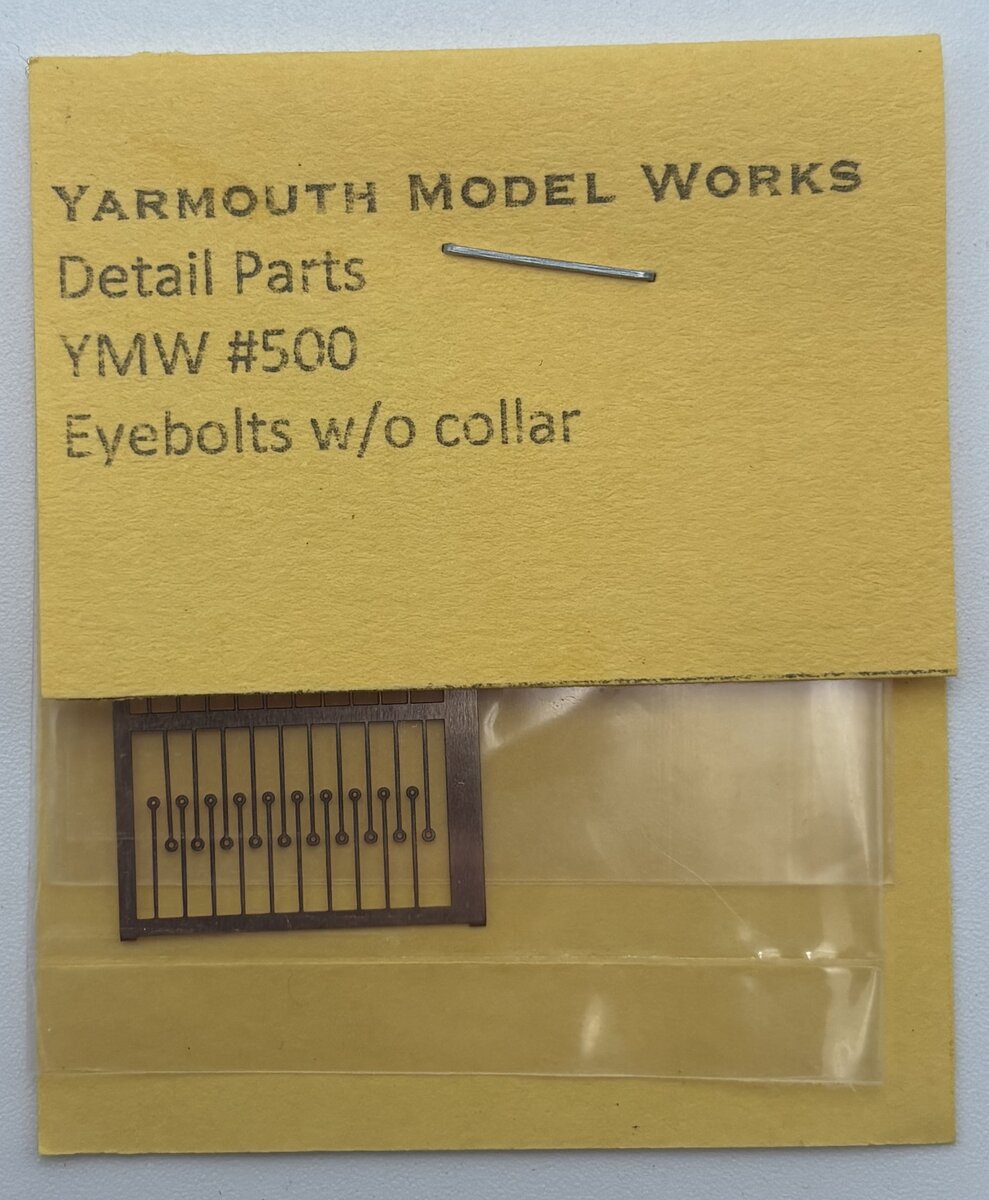 Yarmouth Model Works 500 HO Eyebolts Without Collar