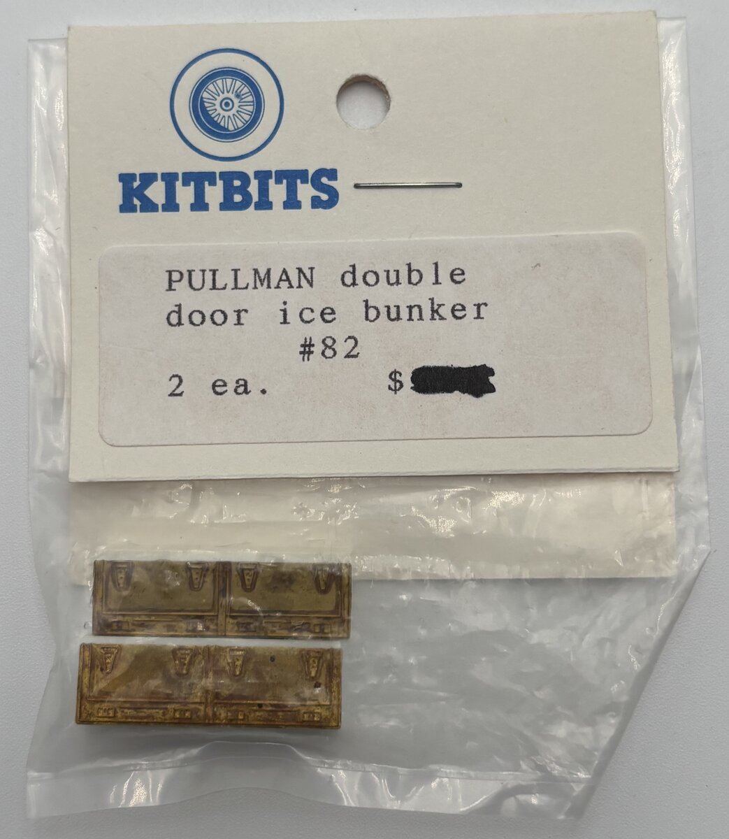 Kitbits 82 HO Pullman Double Door Ice Bunker (Set of 2)