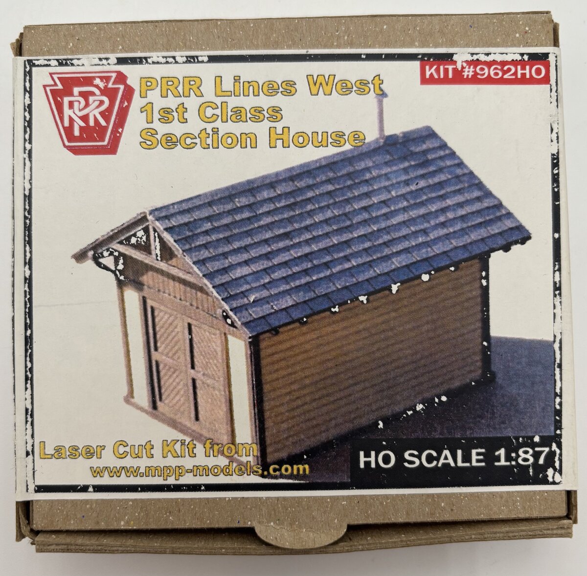 Mountaineer Precision Products 962 HO PRR Lines West 1st Class Section House