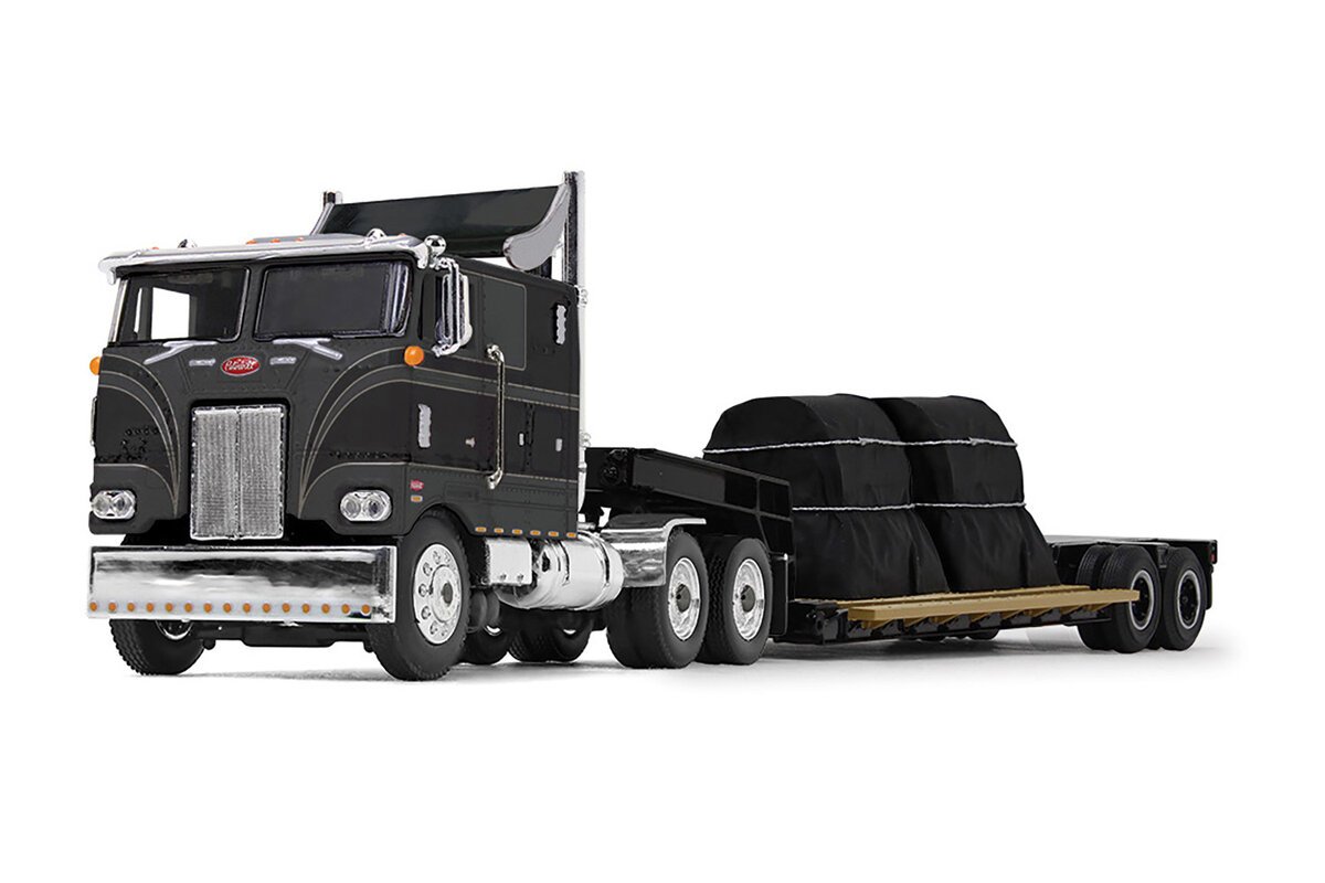 First Gear 60-1299 1:64 Peterbilt 352 COE w/Sleeper & Rogers Lowboy w/Coil Load