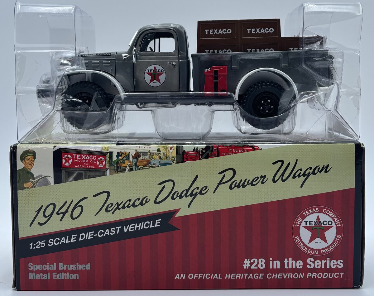 Ertl CP5989 1:25 Silver 1946 Texaco Dodge Power Wagon