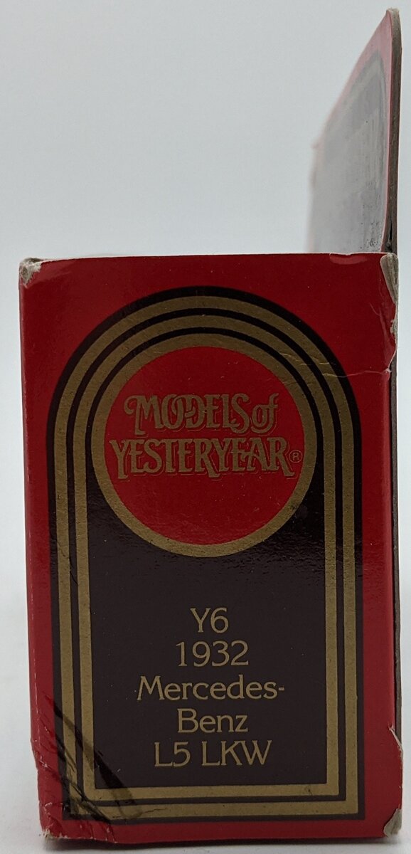 Matchbox Y-6 1:69 Models of Yesteryear 1932 Mercedes-Benz L5 Lorry LKW