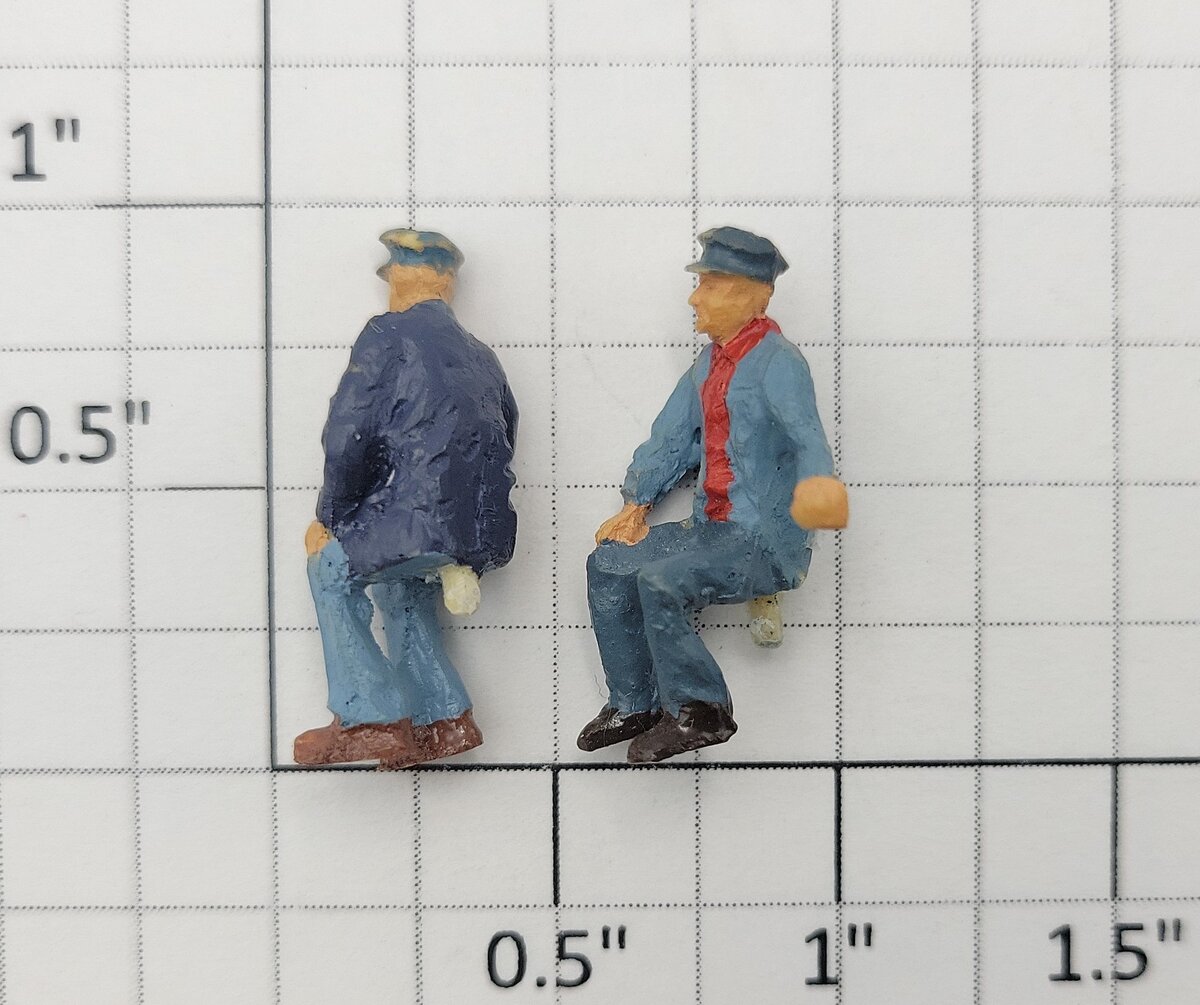 S-Helper 1096-FIG Locomotive Engineer with Peg (Set of 2)