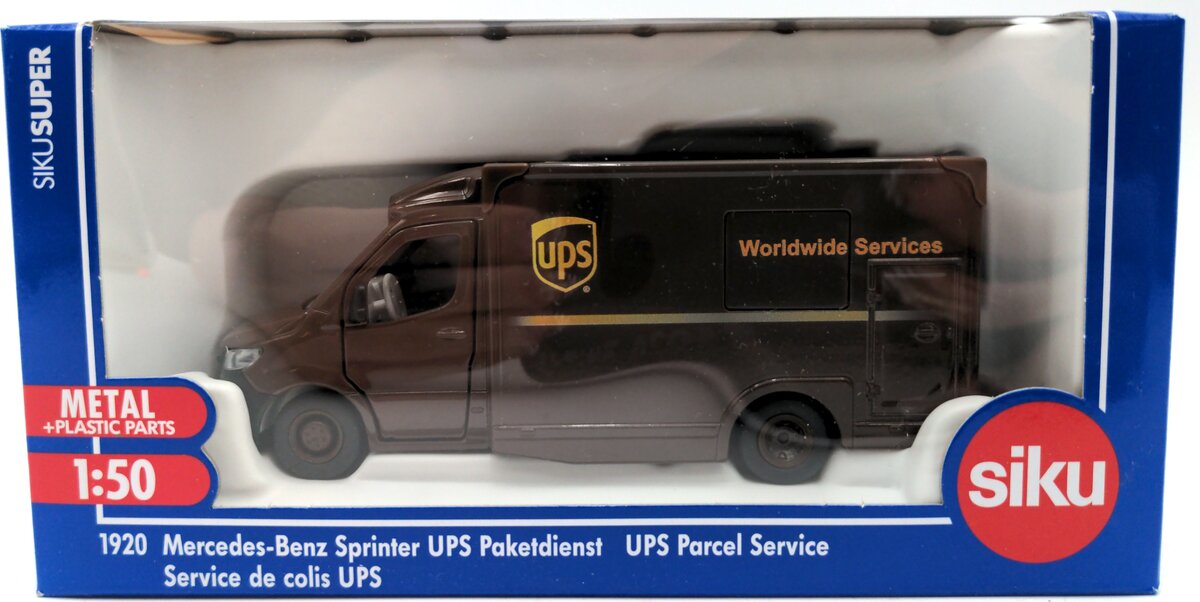 Siku 1920 1:50 Mercedes Sprinter Van - UPS