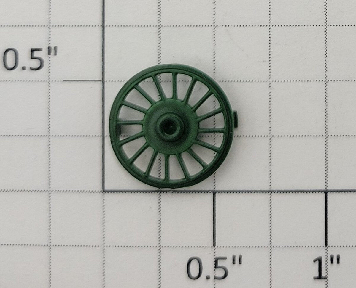 S-Helper 661-07-01-G S Scale Green Plastic Fan Bottom