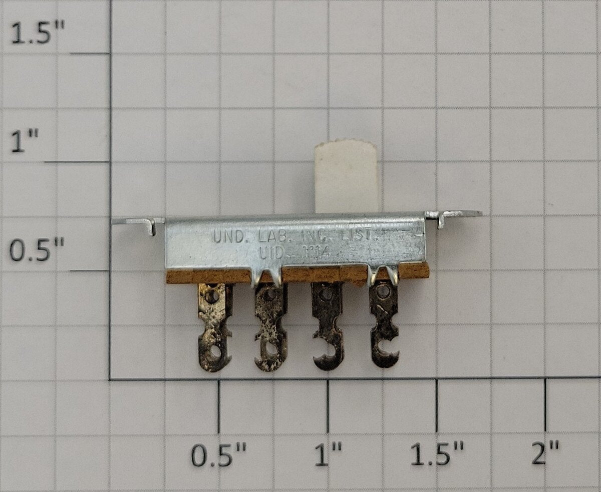 Acme MSS-4300 O Gauge Three Position Bottom Mount Slide Switch