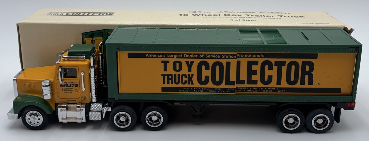 Toy Truck Collector 1995 18-Wheel Box Trailer Truck Bank