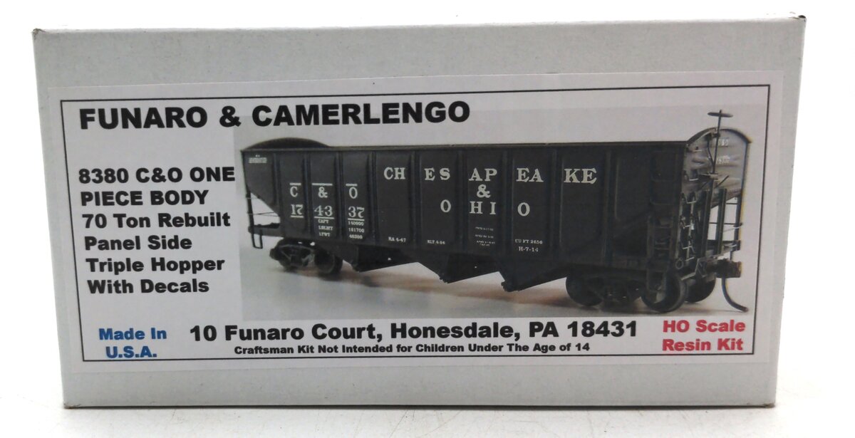 Funaro & Camerlengo 8380 C&O 70 Ton Panel Side Triple Hopper Kit