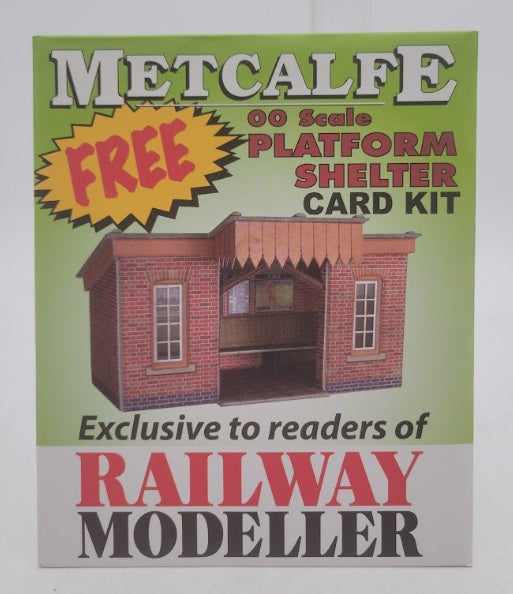 Metcalfe RM102 OO Scale Platform Shelter Railway Modeller Card Kit