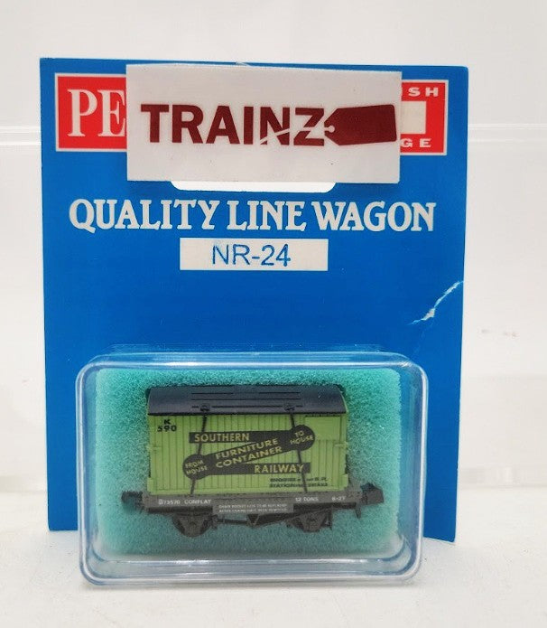 Peco NR-24 N Scale Southern Railway Furniture Container Wagon K590