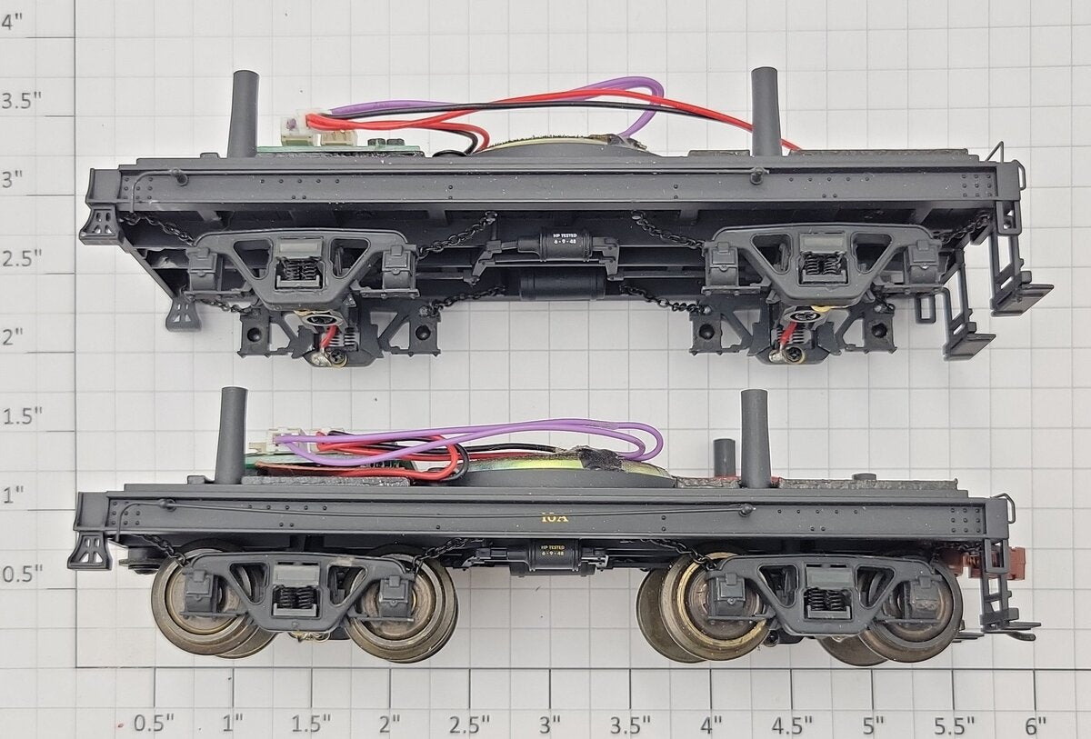 S-Helper SHS-TF S Scale Plastic Tender Frame Lot (Pack of 4)