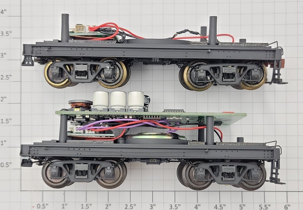 S-Helper SHS-TFP S Scale Plastic Tender Frame Lot (Pack of 2)