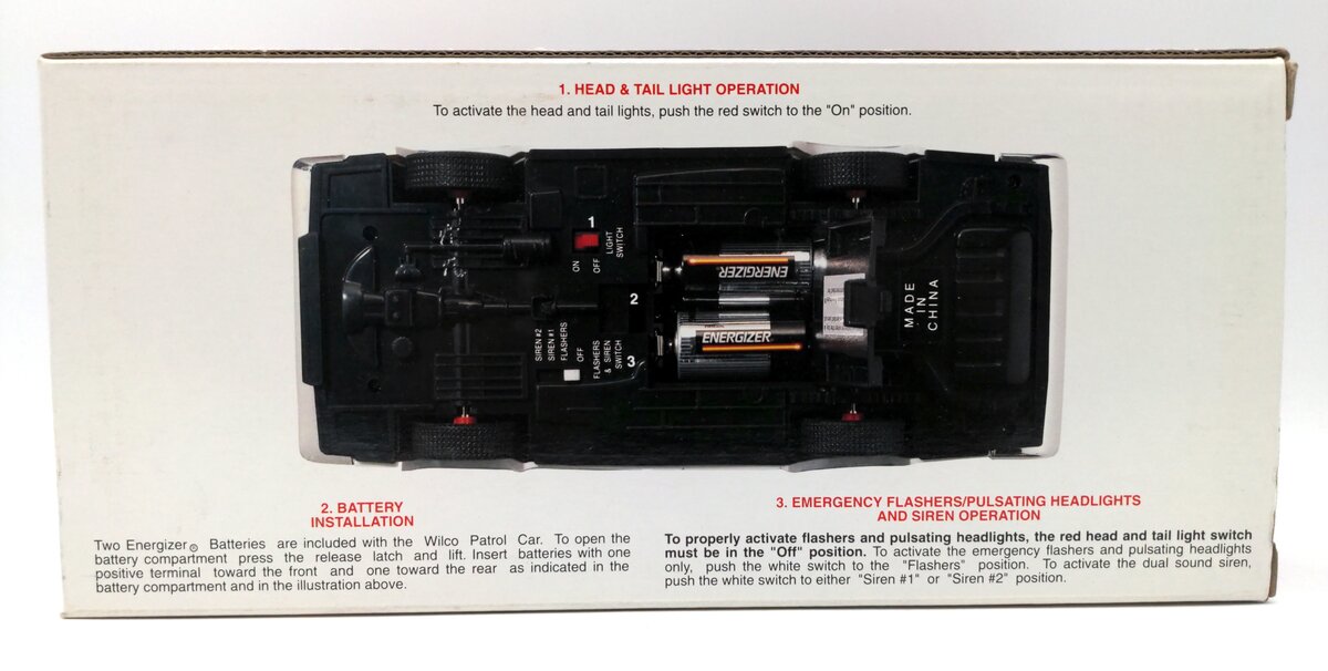 Wilco 1:35 Patrol Car w/ Lights and Sound