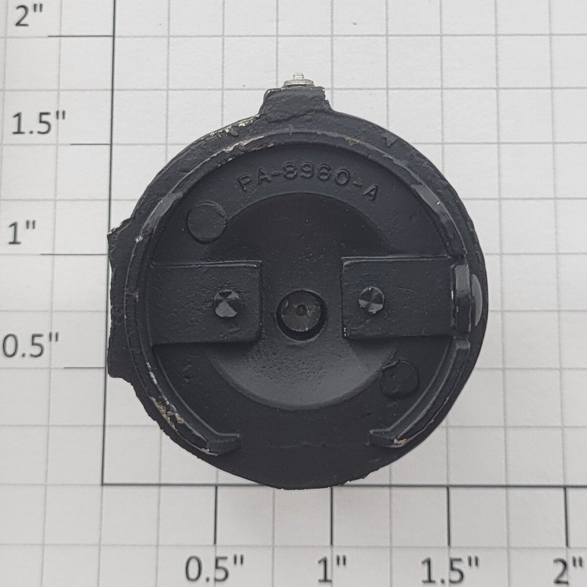 American Flyer PA8960 Diecast Black Boiler Front with Bell without Clips