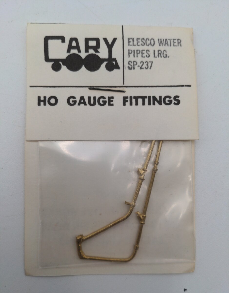 Cary Loco Works SP-237 HO Elesco Water Pipes Lrg