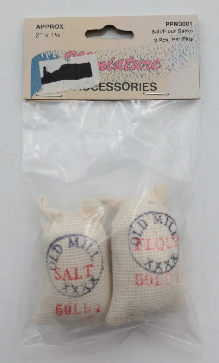Wang's International PPM3001 Salt/Flour Sacks 2 Pc.