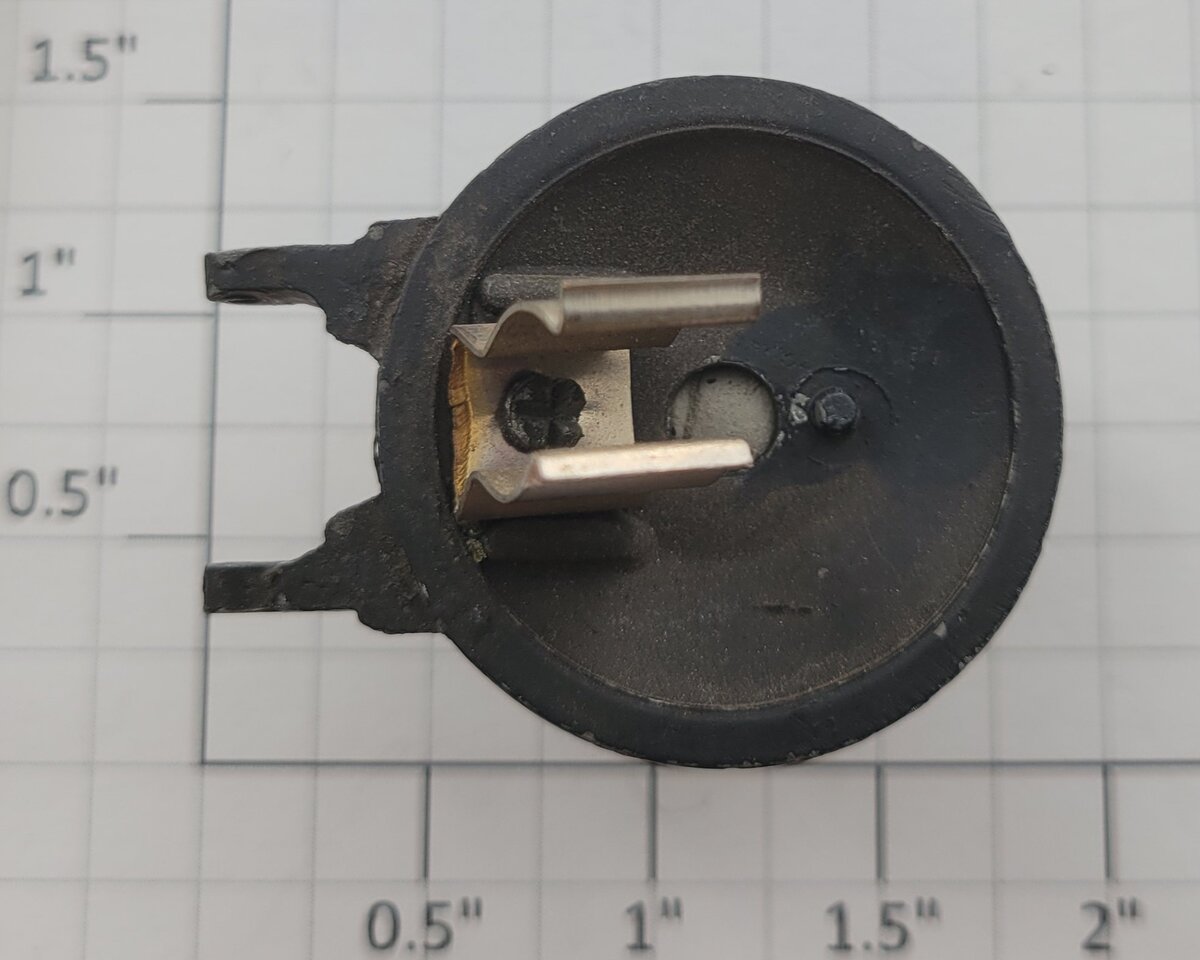 Lionel 226E-57 O Gauge Black Boiler Front Door w/o Headlight w/ Door Clip