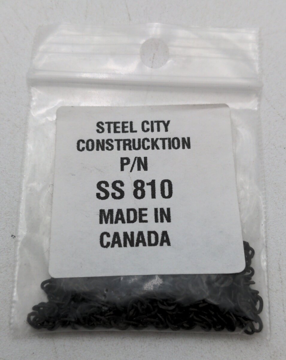 Steel City SS810 1:50 Chain - .018in x.144in x 3' Black