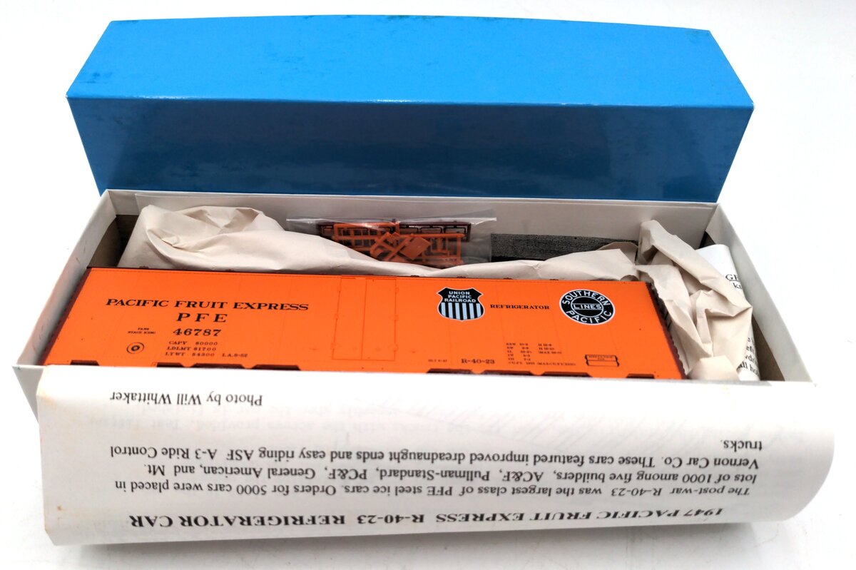 Pacific Rail 2332.15 S Scale Steel Ice Reefer Pacific Fruit Express #46787