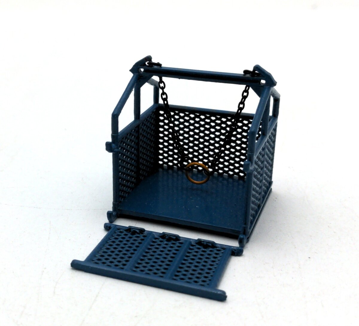 Evot EV3D-CB-B 1:50 Cargo Basket w/Drop Gate - Blue