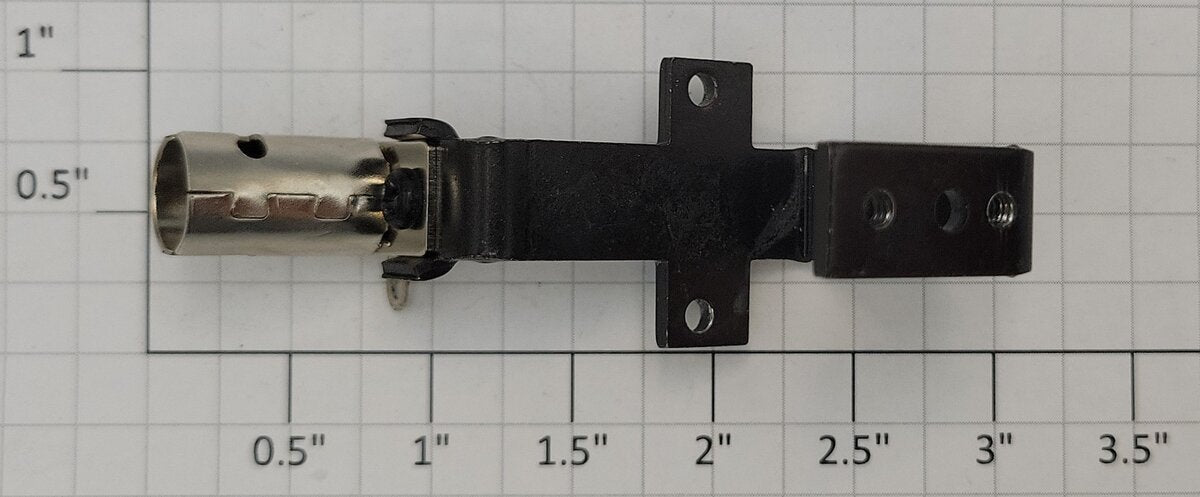Acme 0709-10 O Gauge Bayonet Base Socket and Heavyweight Bracket Assembly