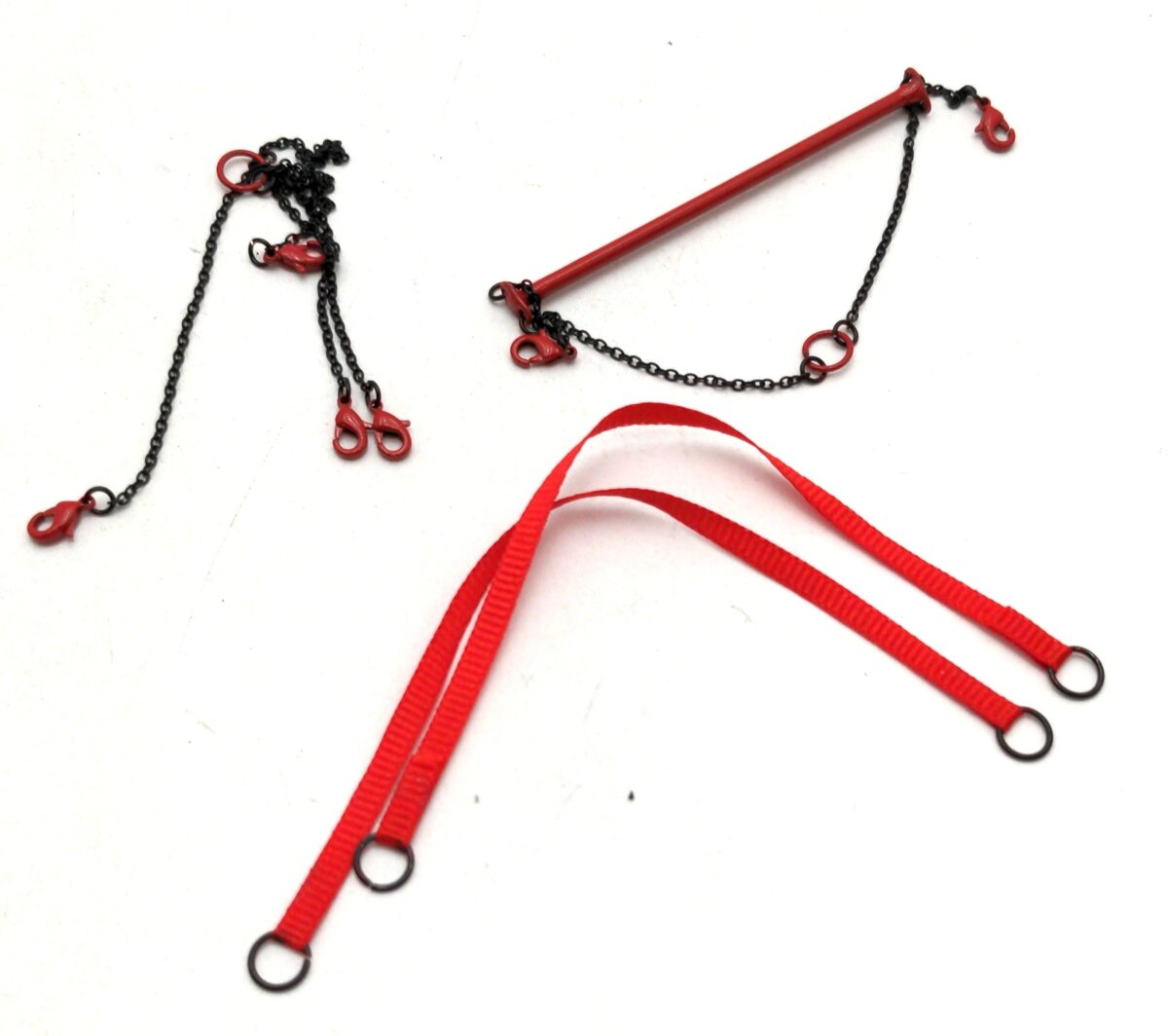 Evot EV06-ST-87-R 1:87 Lifting Chain Set w/Spreader Bar - Red