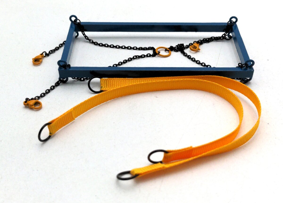 Evot EV10-LF-B 1:50 Lifting Frame Set w/Straps - Blue