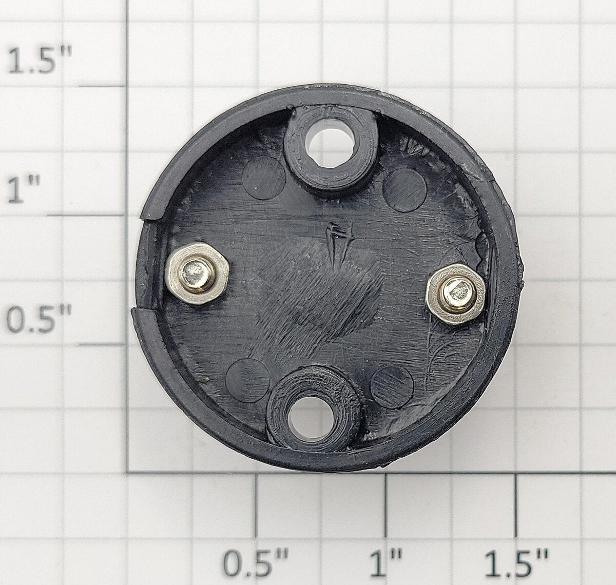 Acme 1447-432 E20 Miniature Screw Base Black Plastic Light Bulb Socket