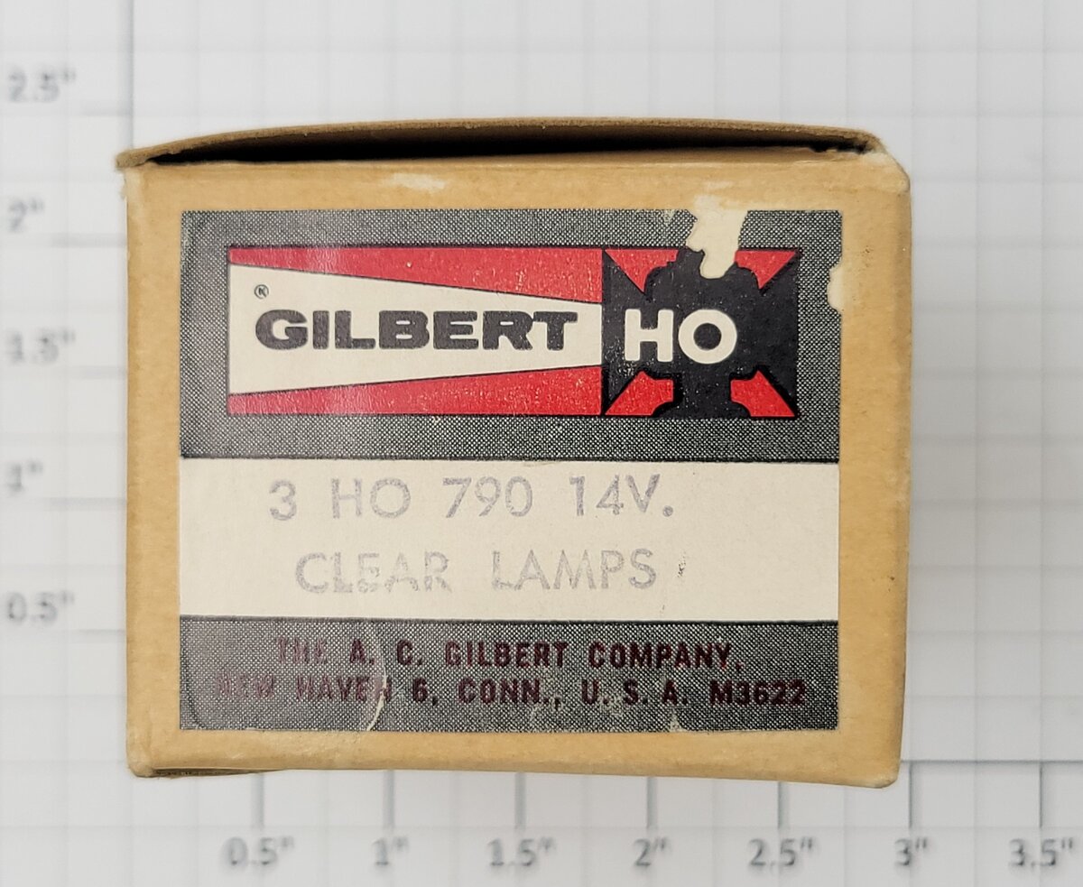 Gilbert 36791 14 Volt Clear Bulbs (Box of 3)