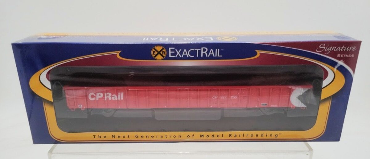 ExactRail EPS-90100-9 HO Scale Canadian Pacific 65' Mill Gondola Road #337233