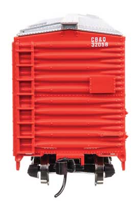 Walthers 910-2748 HO CB&Q 40' AAR Modified 1937 Boxcar Ready to Run #32056