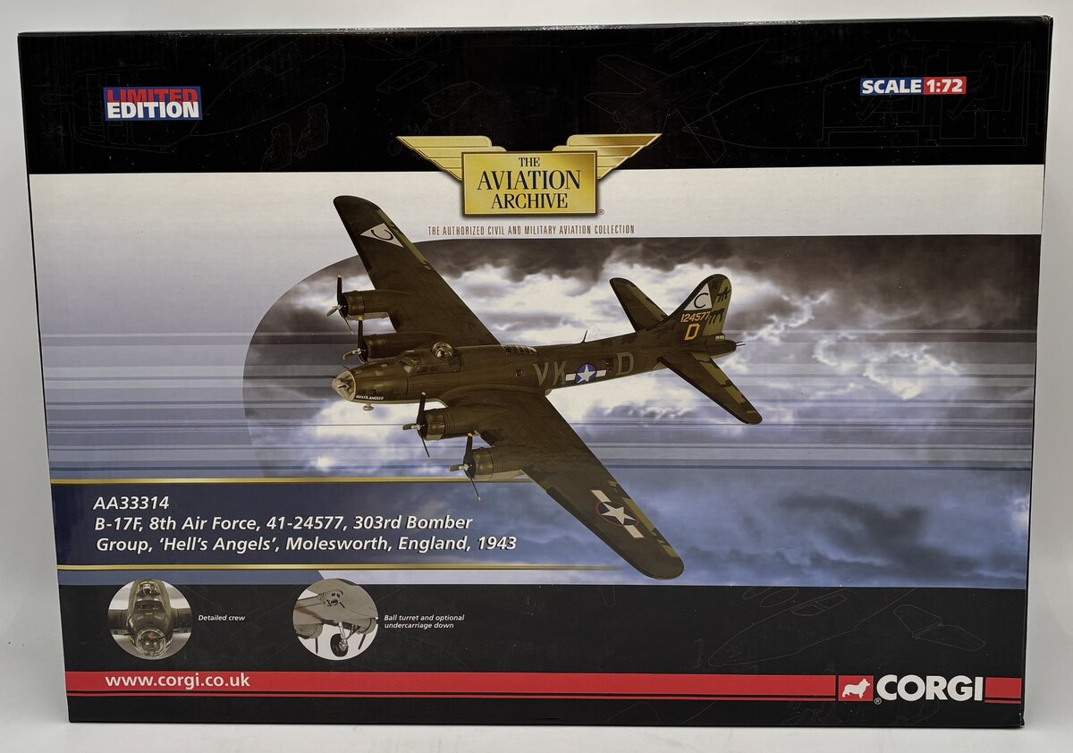 Corgi AA33314 1:72 B-17F 8th Air Force 303rd Bomber Group "Hells Angels" 1943