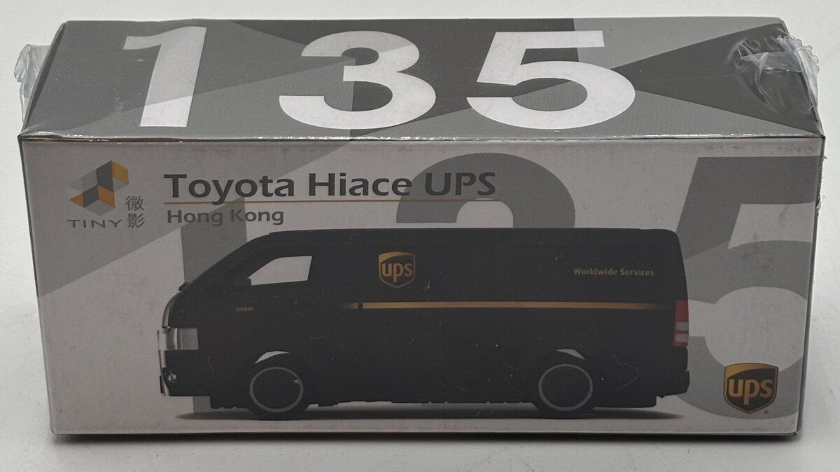 Tiny 135 1:64 UPS Toyota Hiace Van