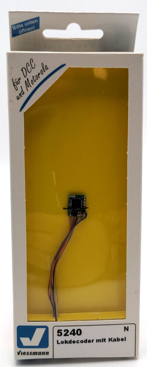 Viessmann 5240 N Scale Locomotive Decoder with Cable
