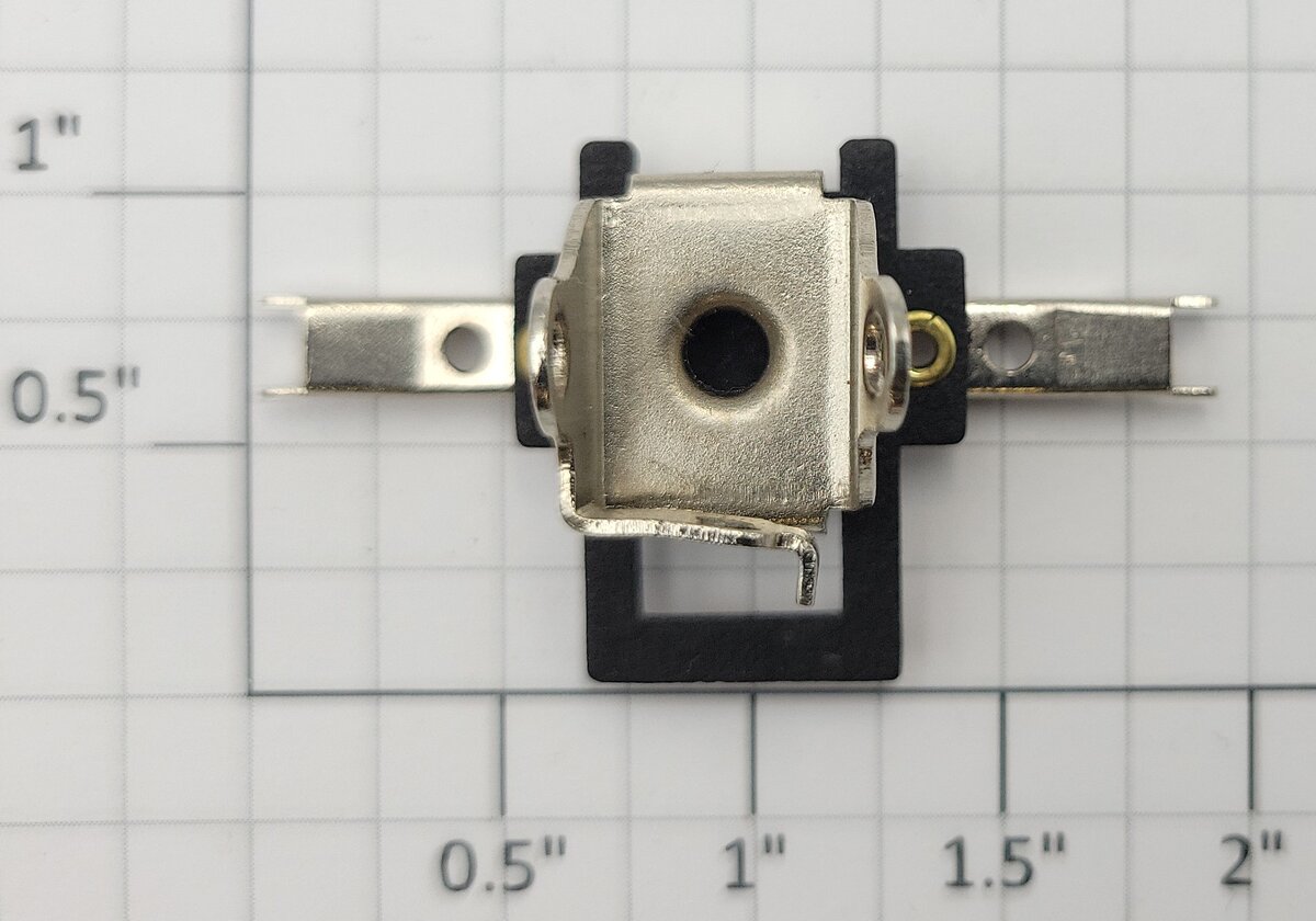 Lionel 418T-34 Pickup Bracket, and Crossbar Assembly without Roller