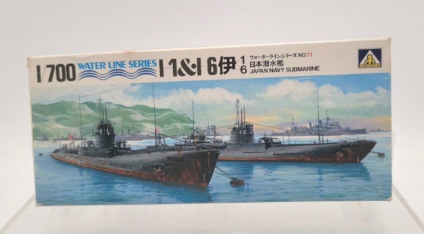 Aoshima Models S071*400 1:700 Scale I-1 & I-6 Japanese Navy Submarine Model Kit