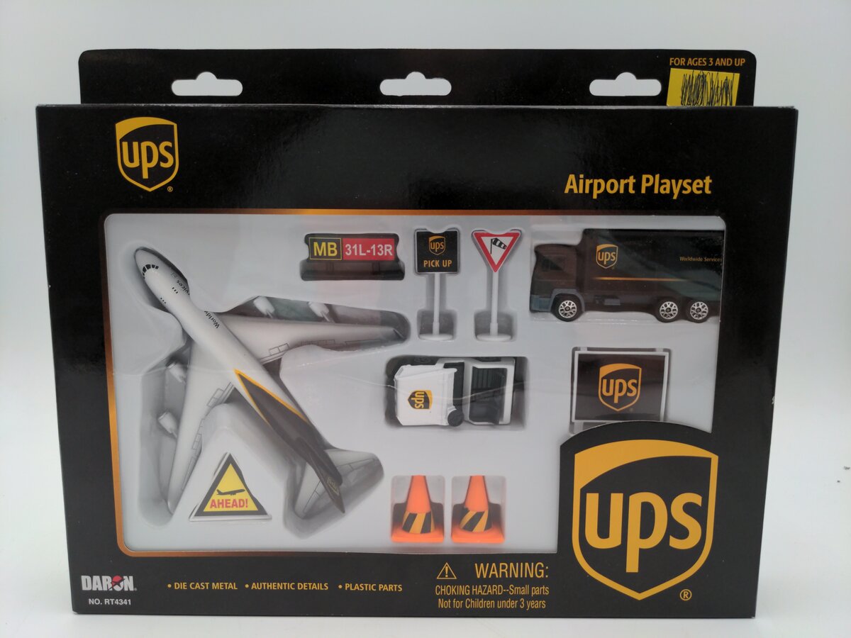 Daron Worldwide Trading RT4341 1:87 HO UPS Airport Playset