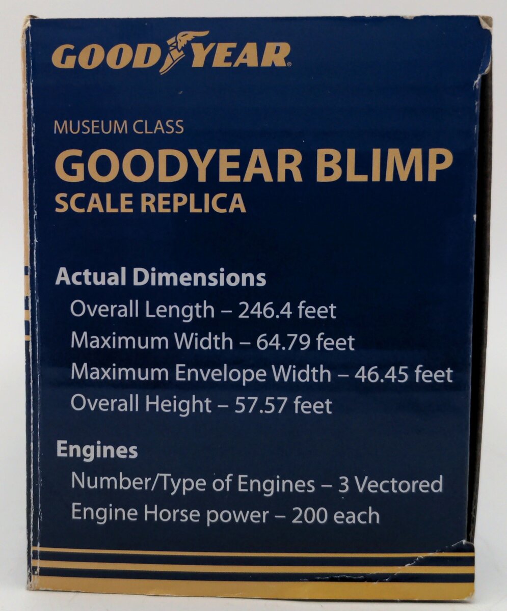 Weiss Brothers GY10153 1:300 Scale Goodyear Blimp