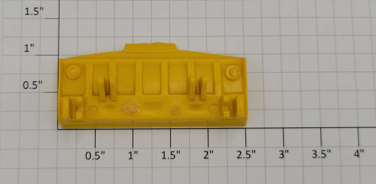 Lionel 9121-10 O Gauge Allis Chalmers Yellow Bulldozer Blade