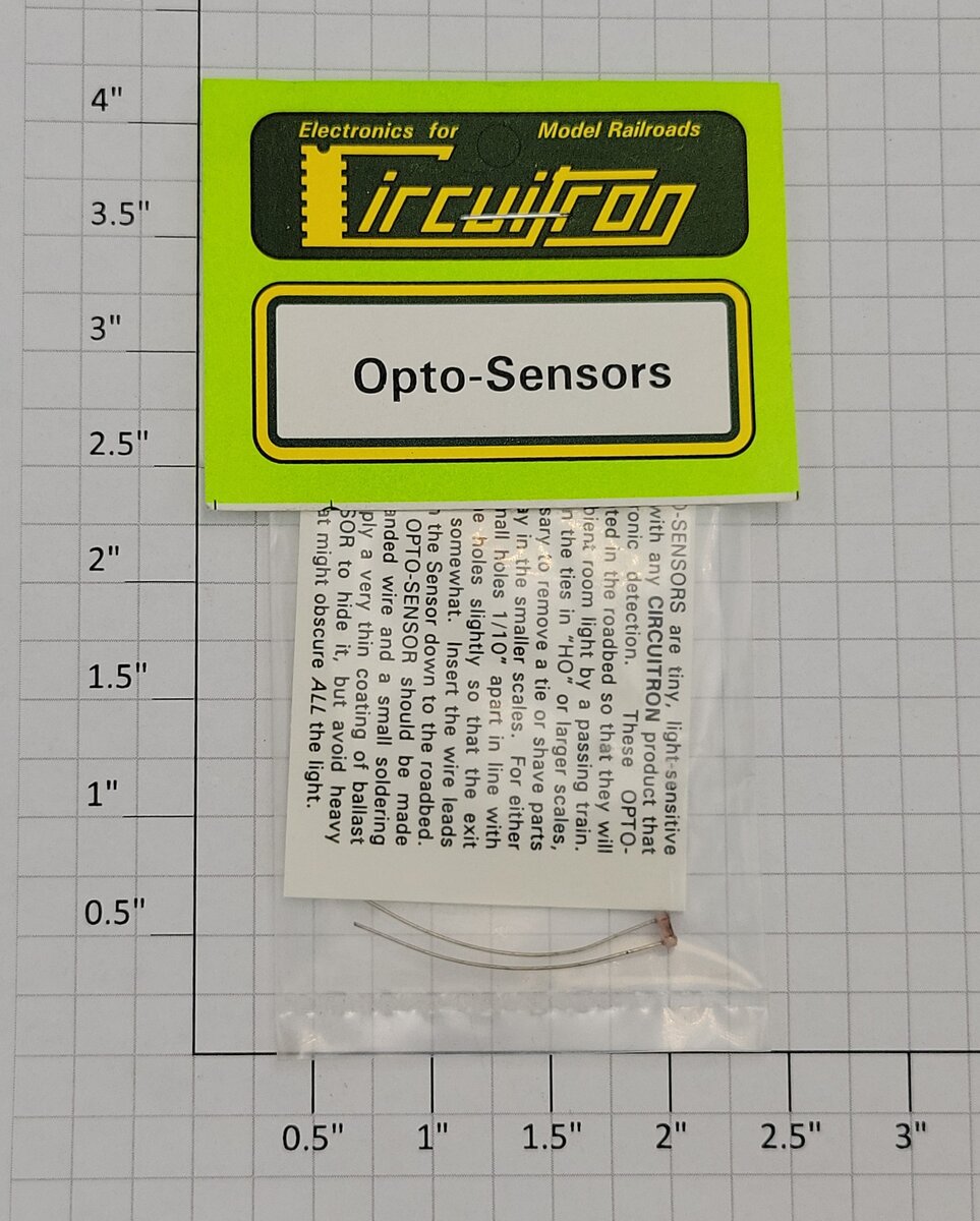 Circuitron 800-9201 HO Scale OS-2 "Opto-Sensors"