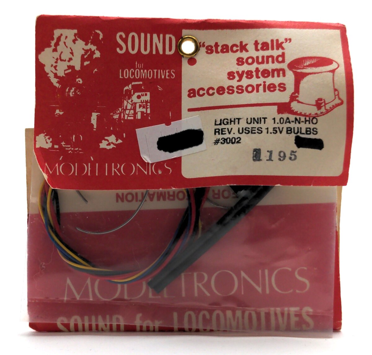 Modeltronics 1195 N-HO Scale Light Unit 1.0A