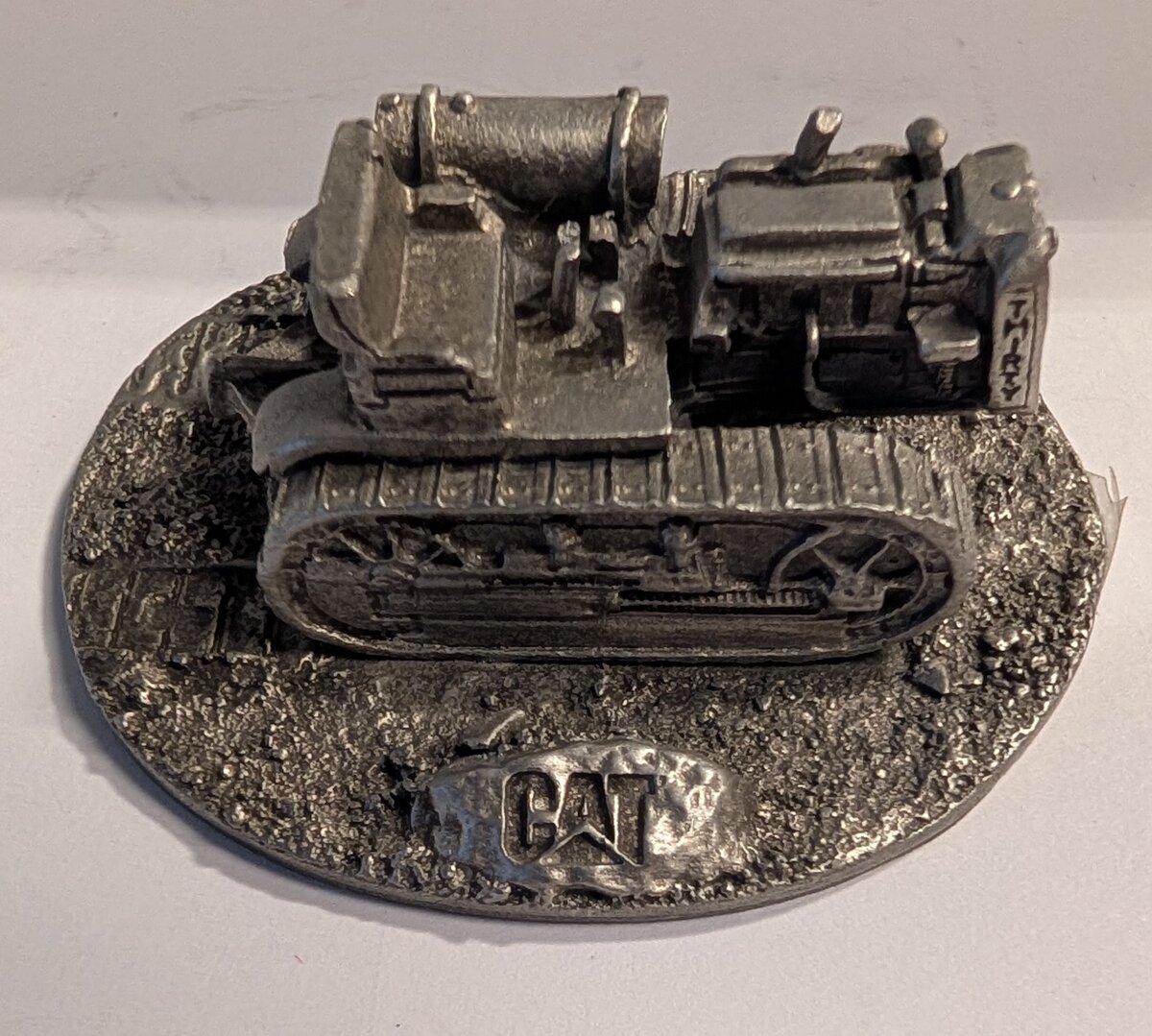 Caterpillar "Thirty" Track-Style Crawler Bulldozer Promotional Pewter Model