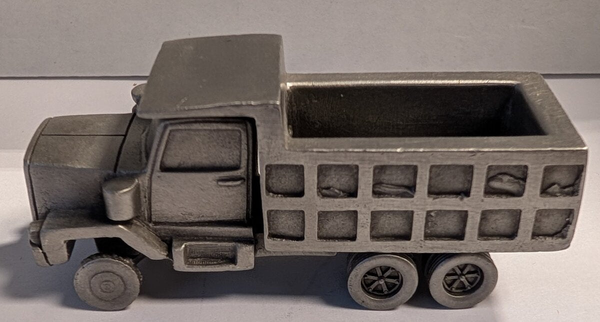 Sword Models Heavy Duty Tandem Axle Commerical Dump Truck Pewter Scale Model