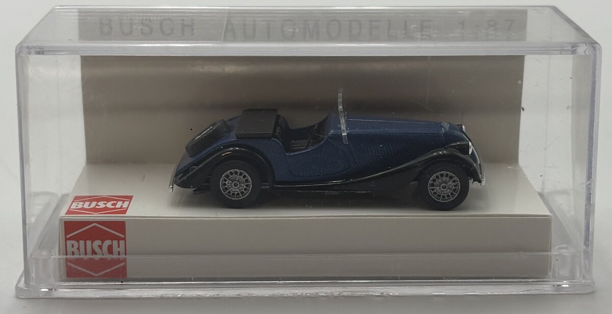 Busch 47104 HO Dark Blue Morgan Plus 8