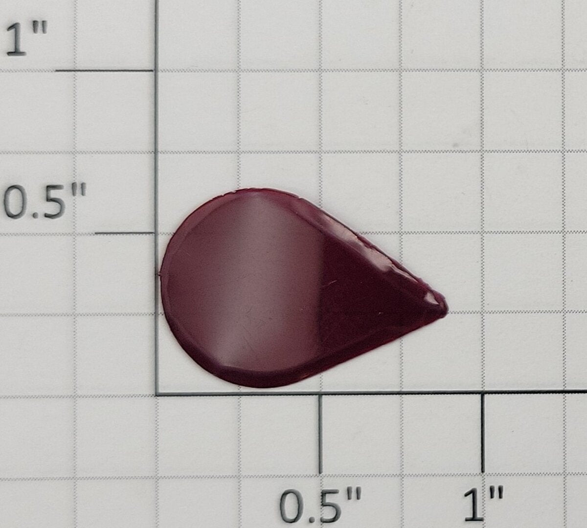 Marx MARX-35 Dark Red Teardrop Smoke Stack Lens
